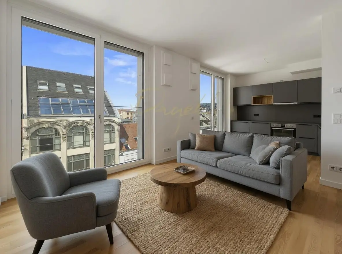Home office staging transformation - After AI enhancement